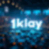 Representation of 1klay blockchain technology