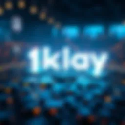 Representation of 1klay blockchain technology