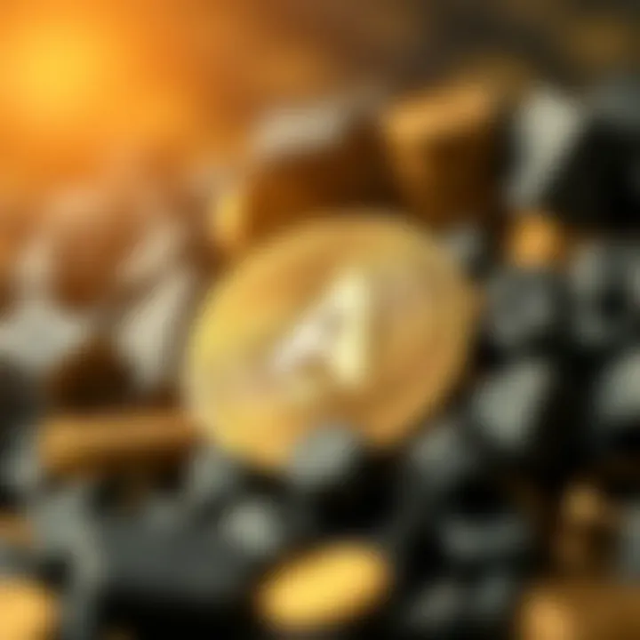 Investment Insights on Agitcoin A conceptual image depicting the opportunities and risks of investing in Agitcoin