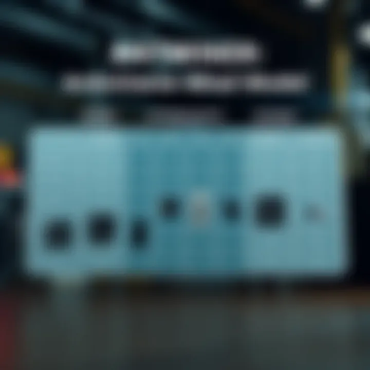 Comparison chart of different Antminer models