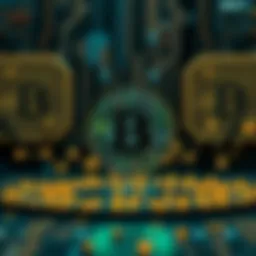 A visual representation of blockchain technology