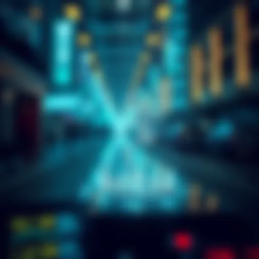 Conceptual representation of digital assets transformation