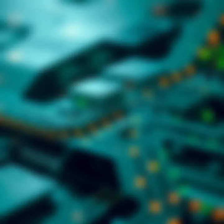 Efficiency of Bytes in Blockchain Transactions Visual depiction of blockchain transactions illustrating byte efficiency.