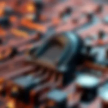 Data Storage Mechanism in Blockchain Conceptual representation of data storage in blockchain technology.