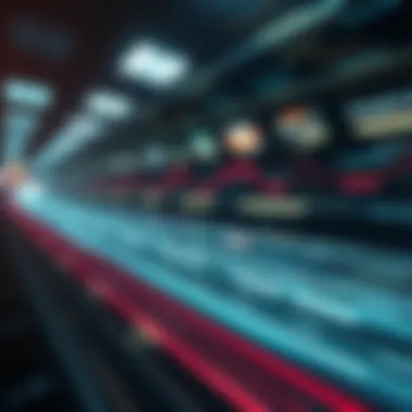 Transmission Speed of Cryptocurrency Data Illustration demonstrating transmission speed of cryptocurrency data.