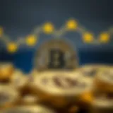 Visual representation of Bitcoin and Euro interconnection