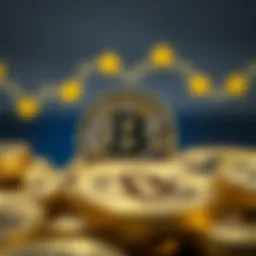 Visual representation of Bitcoin and Euro interconnection