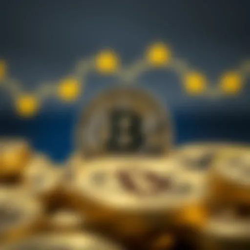Visual representation of Bitcoin and Euro interconnection