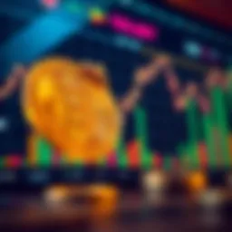 Bitcoin market analysis chart showing trends and predictions