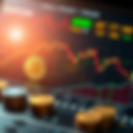 Visual representation of Bitcoin's price trends