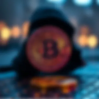 Symbolic depiction of Bitcoin security concerns