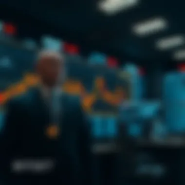 Visual representation of secure trading environment