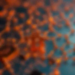 Conceptual representation of blockchain technology