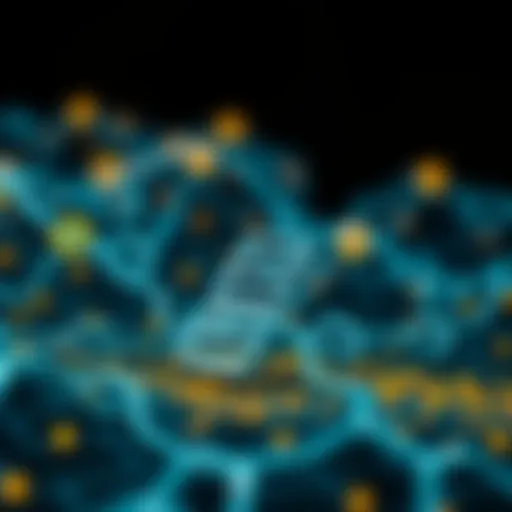 Conceptual illustration of blockchain structure