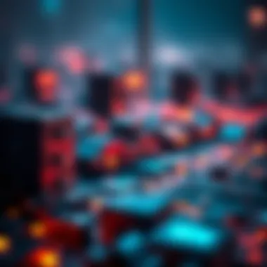 Illustration of blockchain and its features