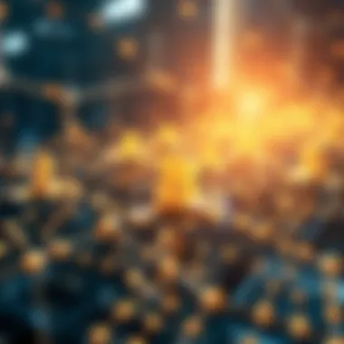 The Future of Blockchain Technology Blockchain network concept