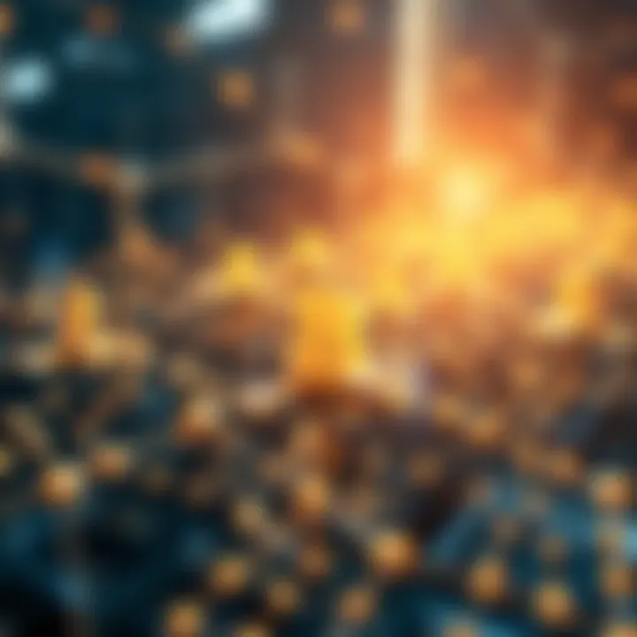 The Future of Blockchain Technology Blockchain network concept