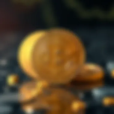 Artistic View of Blockchain Technology Artistic interpretation of blockchain technology