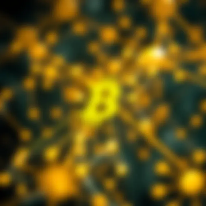 Blockchain Technology and Its Implications Blockchain technology visualized with interconnected nodes