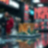 The Concept of Blur NFTs A conceptual representation of digital assets in the form of NFTs