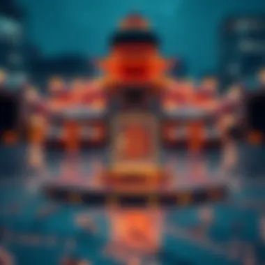 Technological Foundations of Blur NFTs A visual illustration of the technological framework supporting Blur NFTs