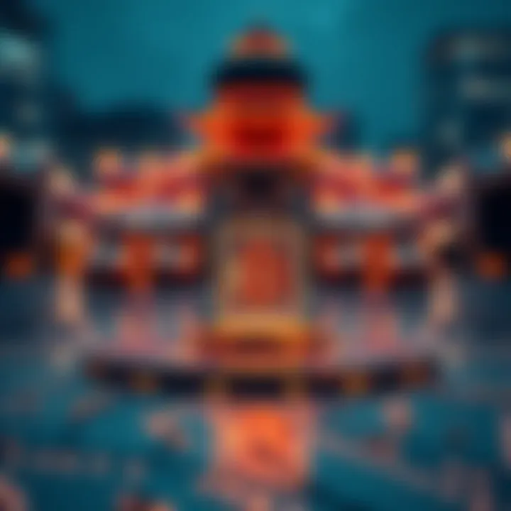 Technological Foundations of Blur NFTs A visual illustration of the technological framework supporting Blur NFTs