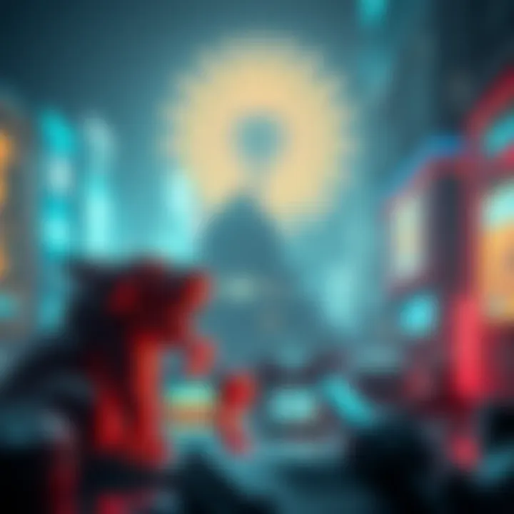 Relationship Between Blurr NFTs and Digital Art Illustration depicting the relationship between digital art and Blurr NFTs