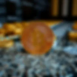 Visual representation of Bitcoin halving process