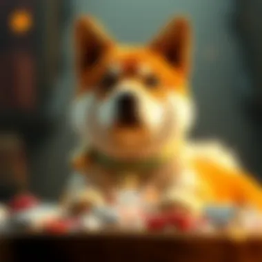 The Genesis of CCDoge The birth of CCDoge cryptocurrency illustrated