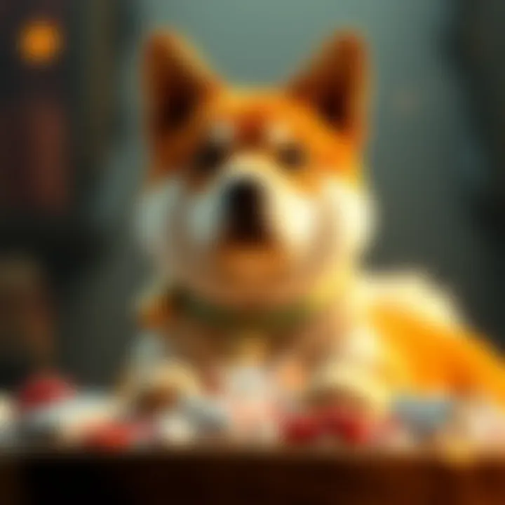 The Genesis of CCDoge The birth of CCDoge cryptocurrency illustrated