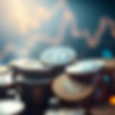 Conceptual illustration of digital assets