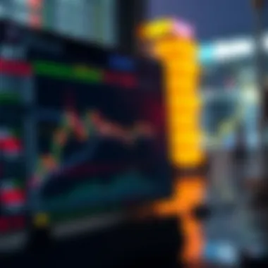 Visual representation of cryptocurrency market dynamics