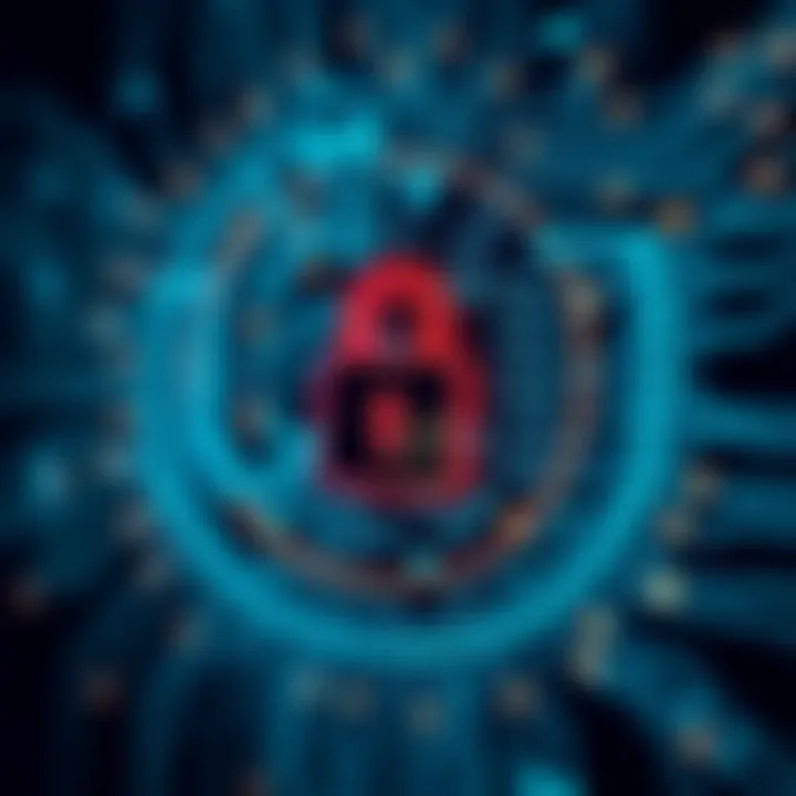 User Data Privacy and Security Illustration of user data privacy and security