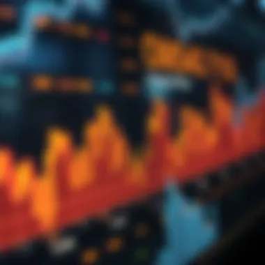 Interactive chart depicting interest rate fluctuations and predictions