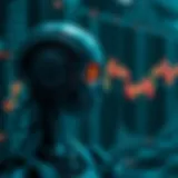 Conceptual illustration of AI technology in cryptocurrency trading