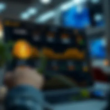 Exploring the User Interface of CoinDCX User interface of CoinDCX platform showcasing features