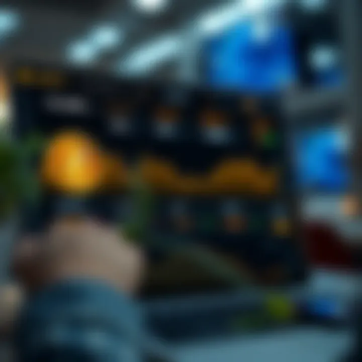 Exploring the User Interface of CoinDCX User interface of CoinDCX platform showcasing features