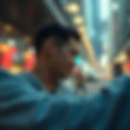 Visual representation of crypto market fear index