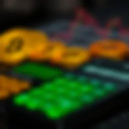 Visual representation of cryptocurrency calculators