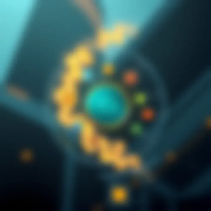 Cryptocurrency Ecosystem and Osmosis' Role Diagram showcasing the ecosystem of cryptocurrencies and Osmosis' role