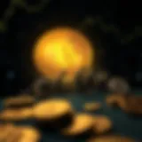 Conceptual representation of cryptocurrency evolution