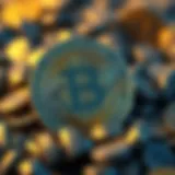 Cryptocurrency halving concept illustration