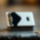 A high-tech cryptocurrency hardware wallet showcasing its sleek design.