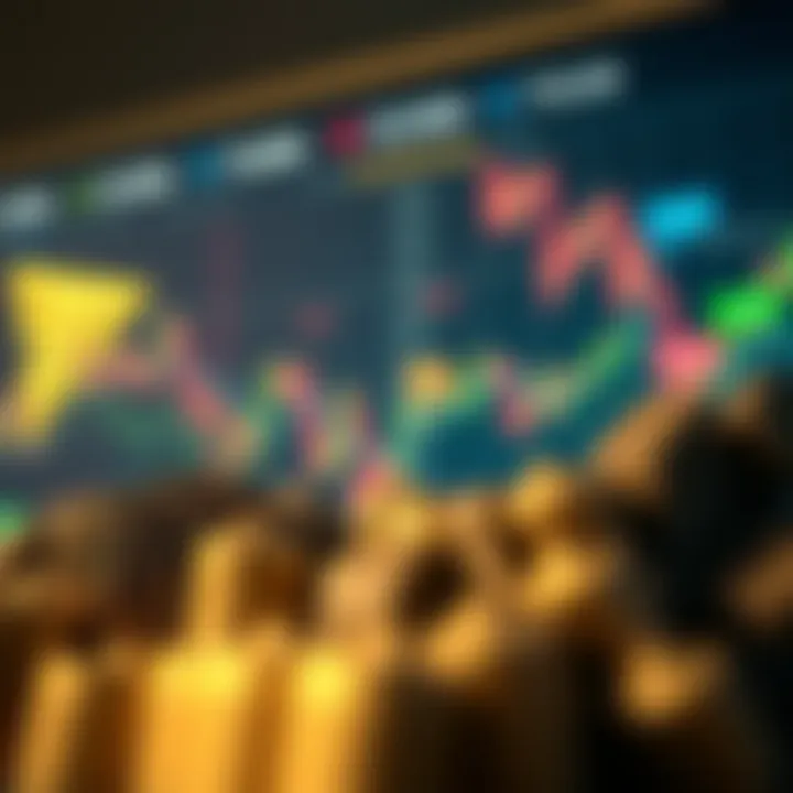 Influence of Fama's Research on Cryptocurrency Markets Conceptual representation of cryptocurrency market influenced by Fama's research