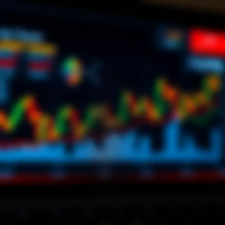 Cryptocurrency Market Trends Analysis A dynamic chart showing cryptocurrency market trends