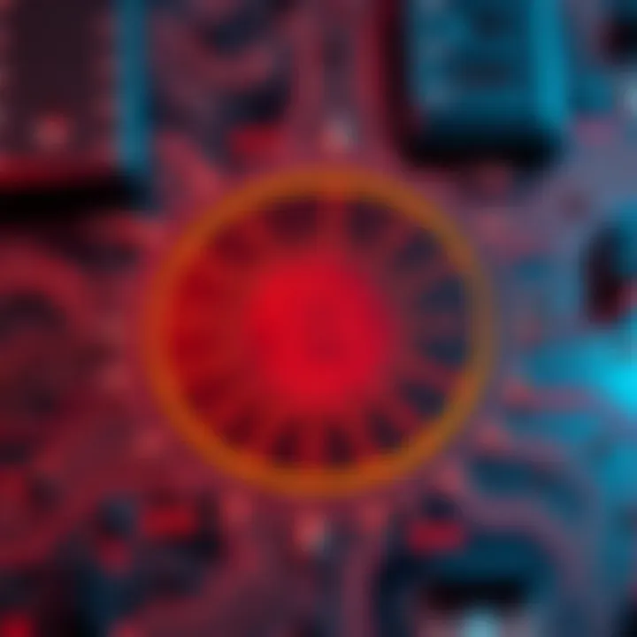 Diagram showcasing technological advances in blockchain