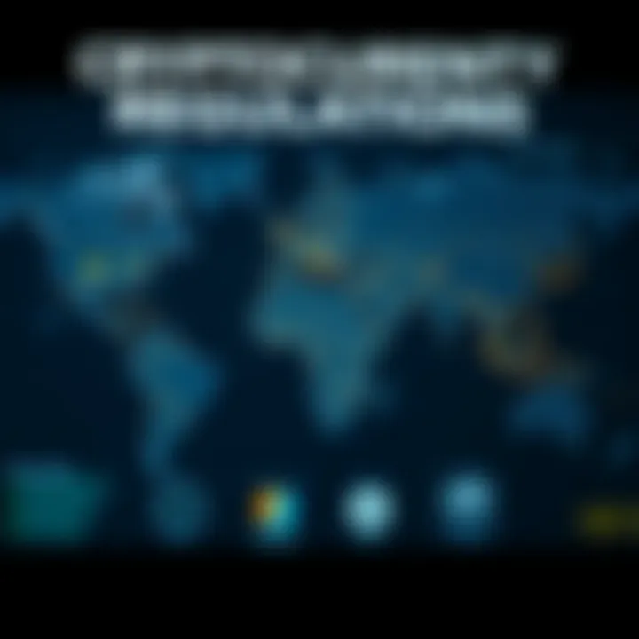 Map showing global cryptocurrency regulations