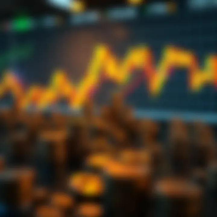 Visual representation of cryptocurrency trading trends