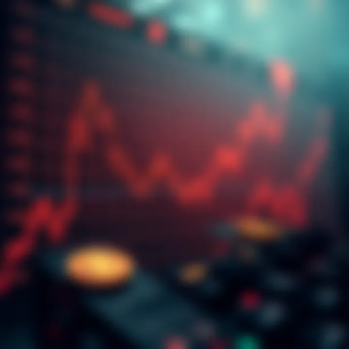 Volatility Trends in Crypto Markets Graph illustrating volatility in cryptocurrency prices