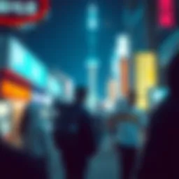 Conceptual representation of cyberpunk ideation